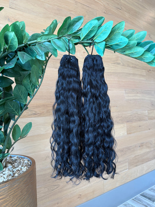Cambodian Wavy Bundle - Black