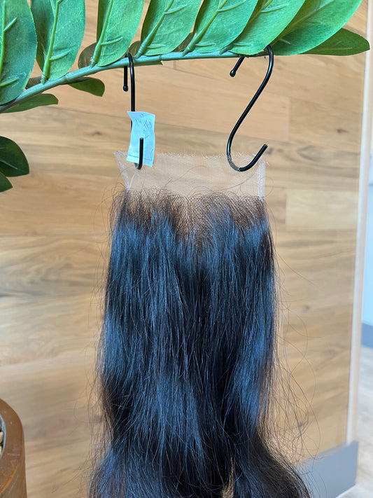 Raw Natural Wave 5x5 HD Lace Closure - Dark Brown