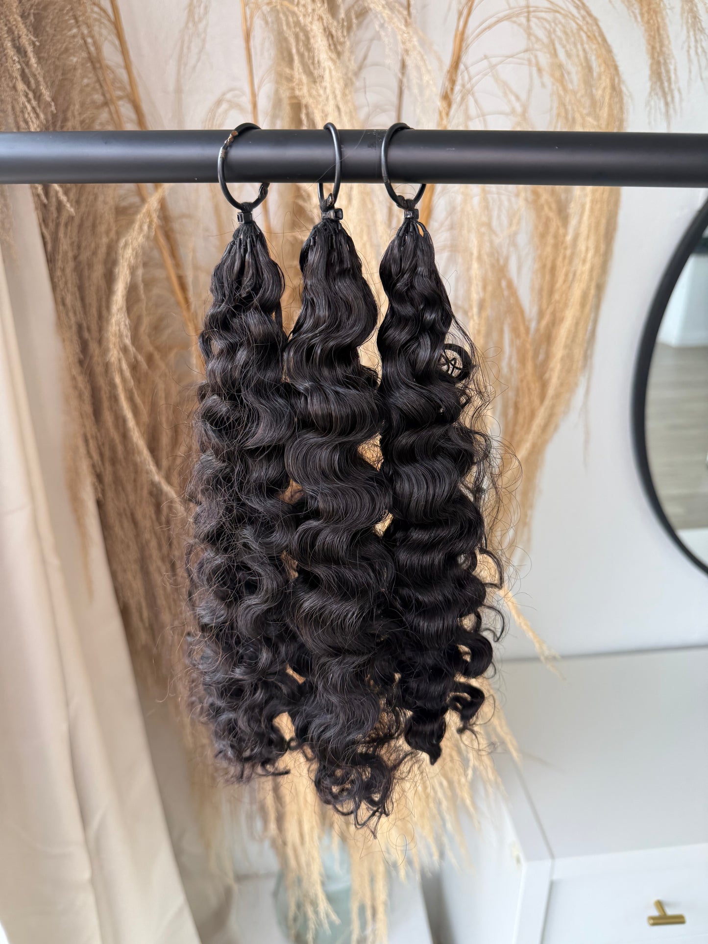 Burmese Curly Crochet Human Hair
