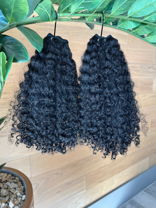 Raw Burmese Curly - Black (PRE ORDER)