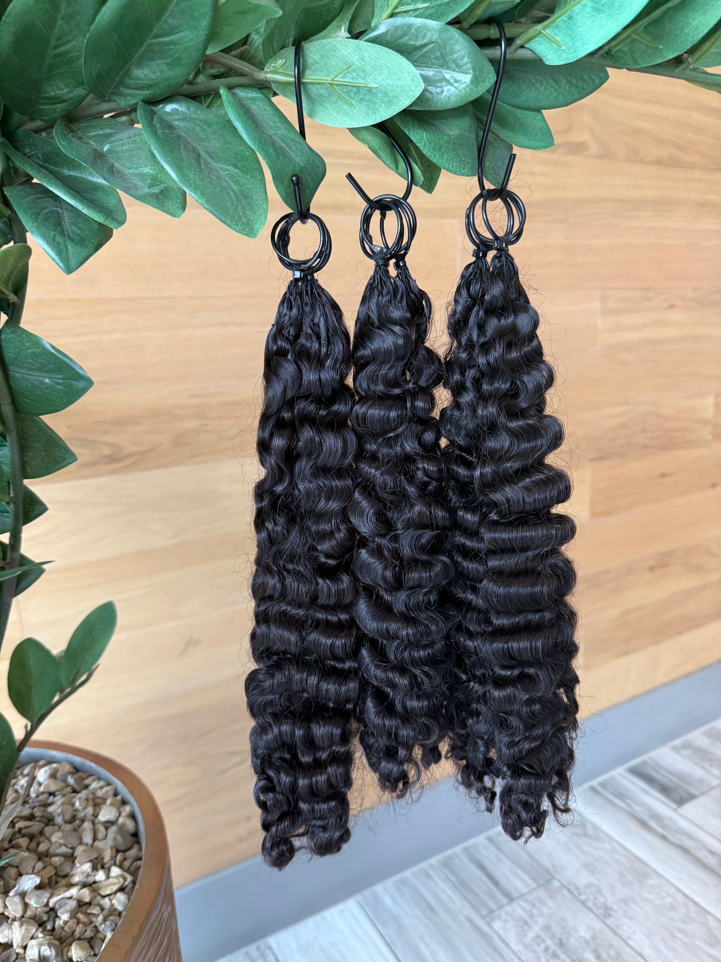 Burmese Curly Crochet Human Hair