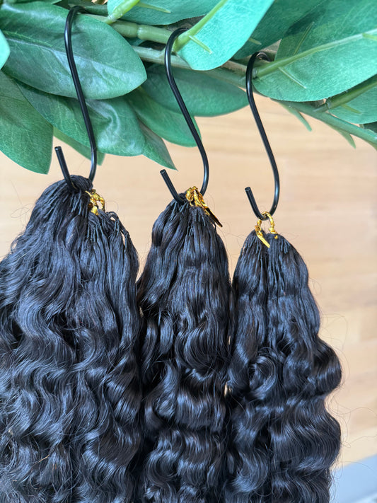 Burmese Spiral Curly Crochet Human Hair