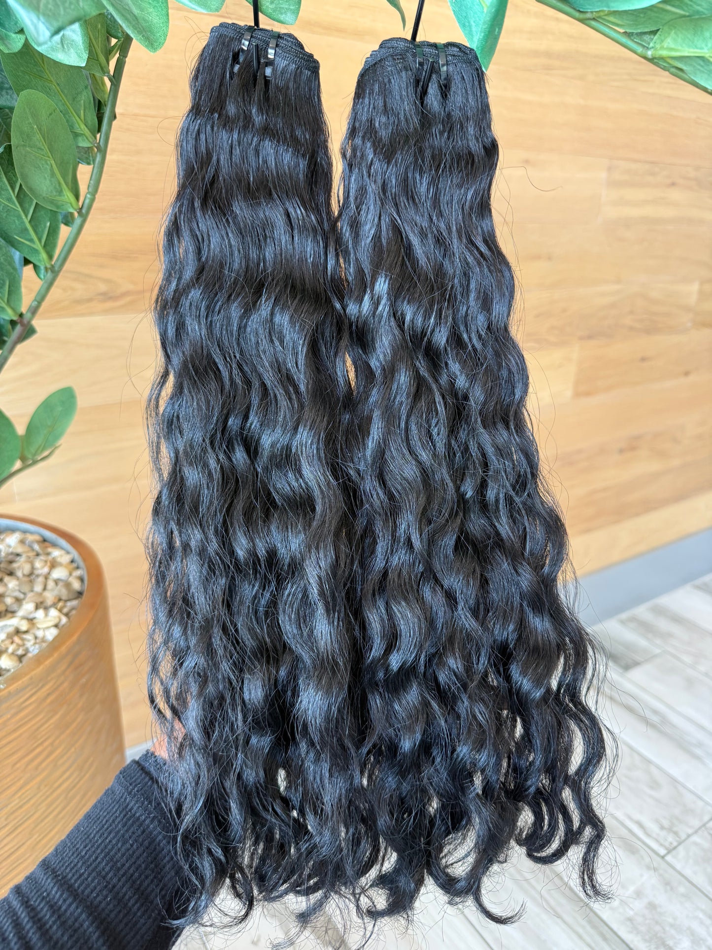 Cambodian Wavy Bundle - Black