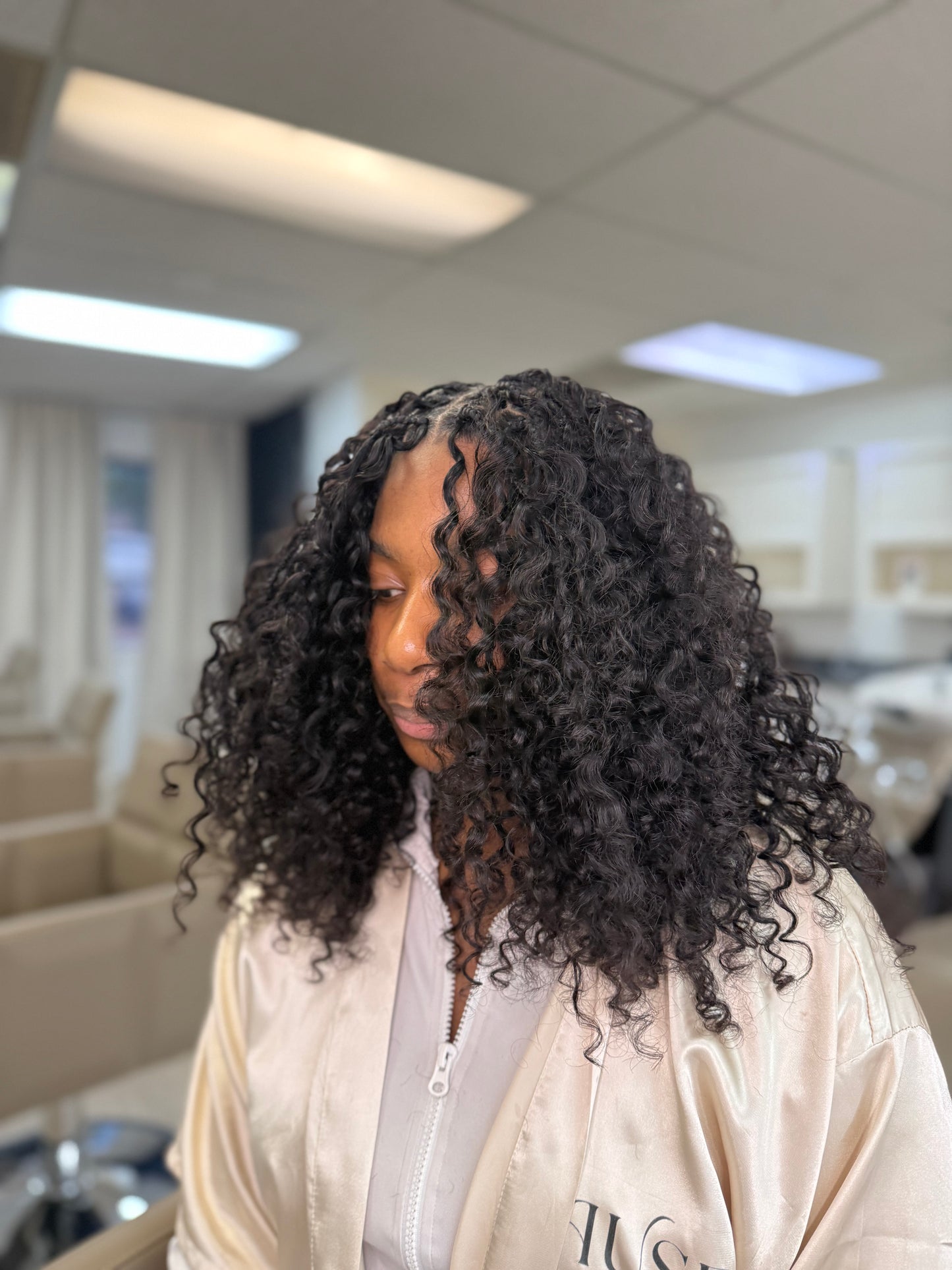 Burmese Spiral Curly Crochet Human Hair