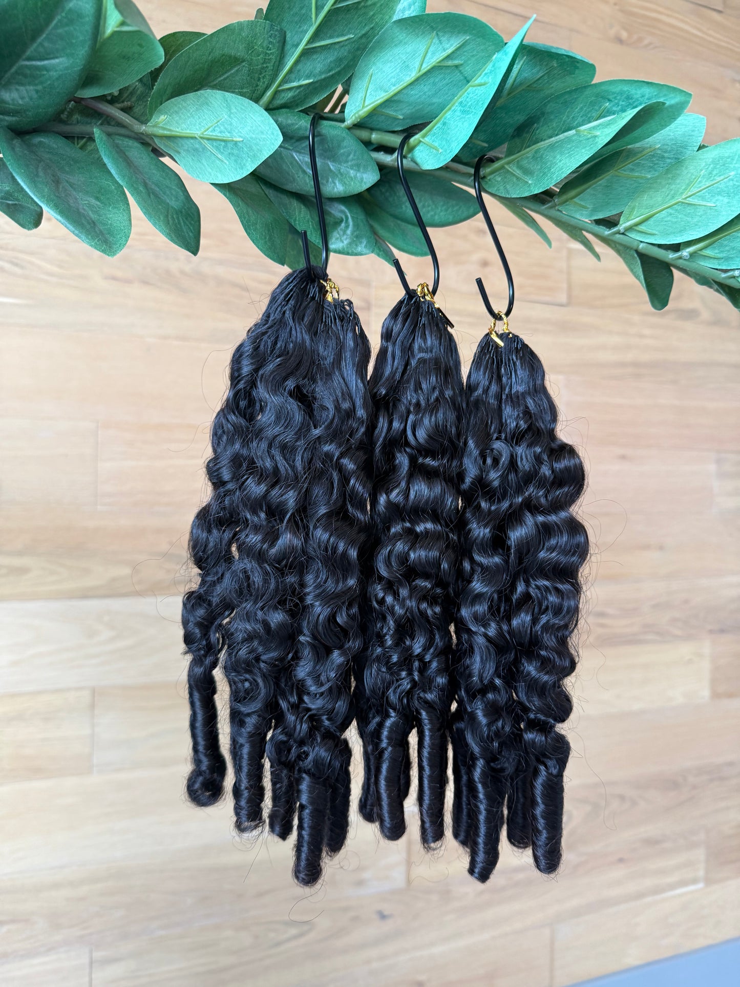 Burmese Spiral Curly Crochet Human Hair
