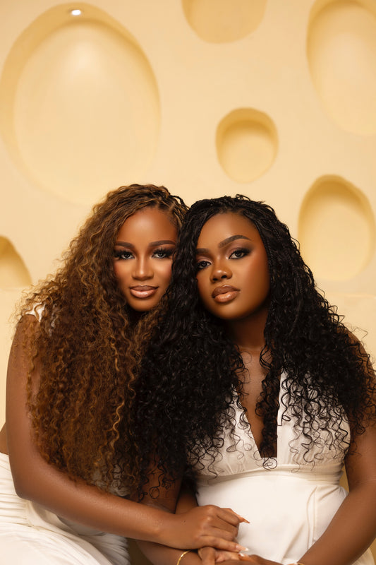 Raw Bora Curly Bulk Hair - BLACK