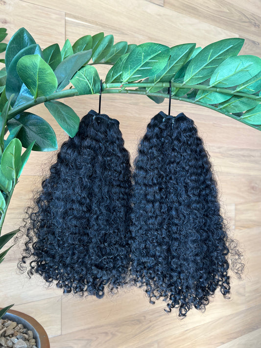 Raw Kinky Curly Bundle - Black