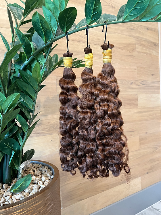 Raw Bora Curly Bulk Hair - COLOR 30